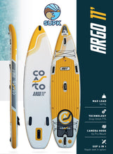 Cargar imagen en el visor de la galería, Tabla Paddle Surf Hinchable Coasto Argo 11.0
