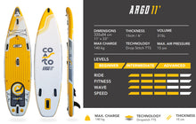 Cargar imagen en el visor de la galería, Tabla Paddle Surf Hinchable Coasto Argo 11.0
