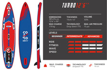 Cargar imagen en el visor de la galería, Tabla Paddle Surf Hinchable Coasto Turbo 12.6
